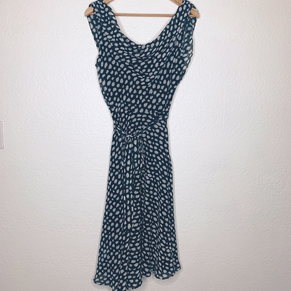 MSK | Black White Print Dress Size 8 - Picture 8 of 8